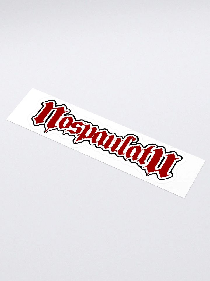 nospaulatu Logo Sticker product image (1)