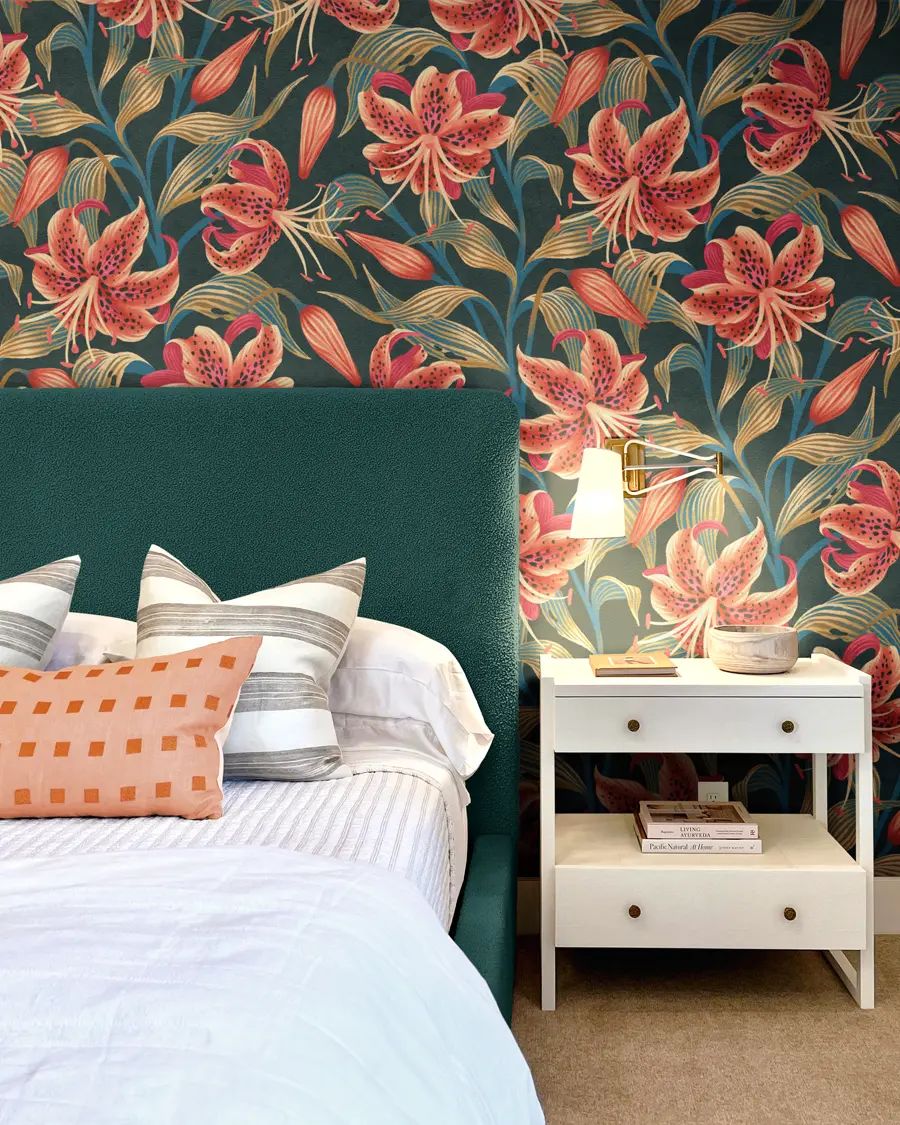 Wallpaper Mockup - Bedside with white table product image (6)