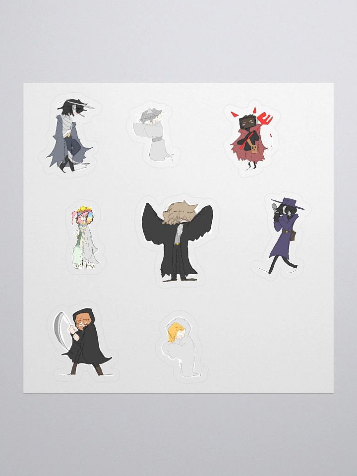 Moon of the Daylight characters Halloween Stickers product image (1)