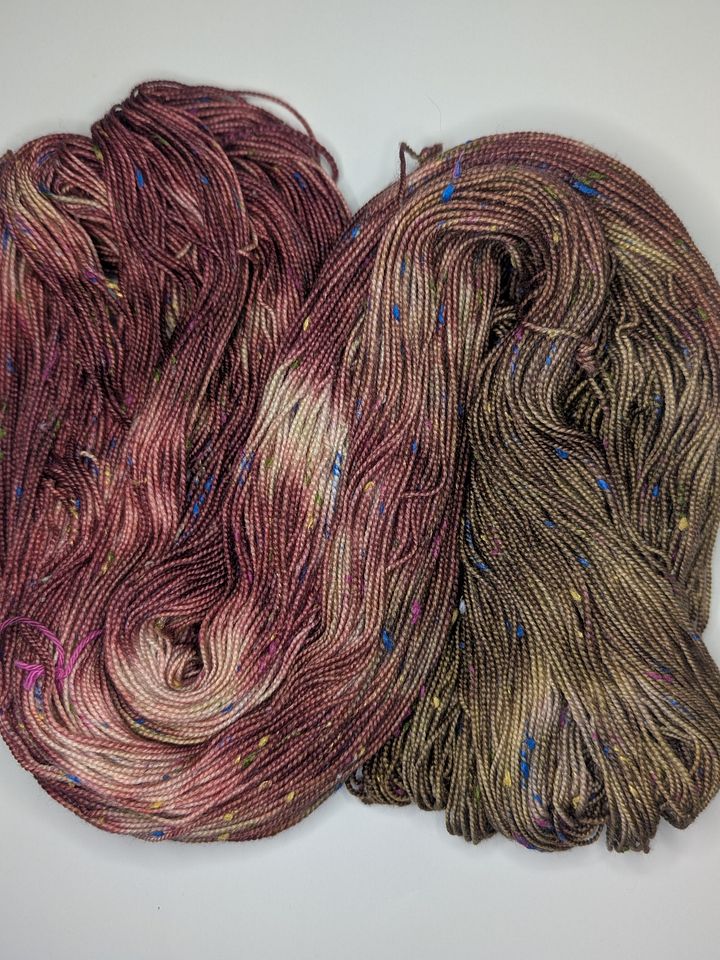 Chocolate Raspberry Donegal (sock) product image (1)