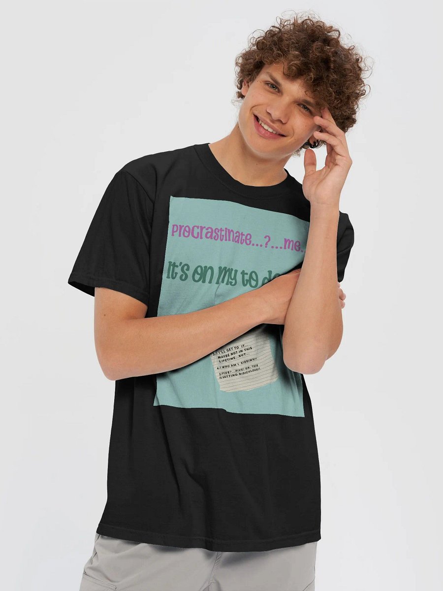 Procrastinate Heavyweight T-shirt product image (5)