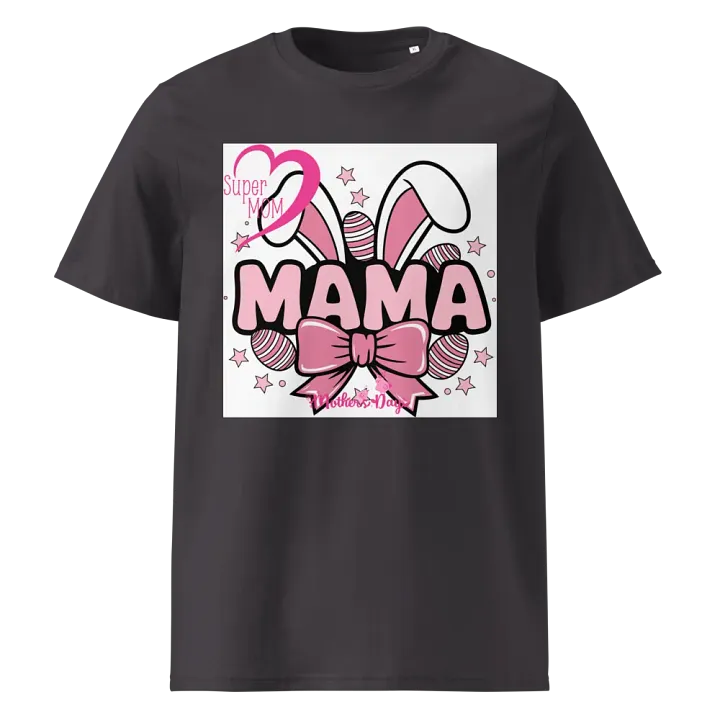 Woman T-Shirt Super Mama Mother's Day Organic Cotton T-Shirt product image (1)