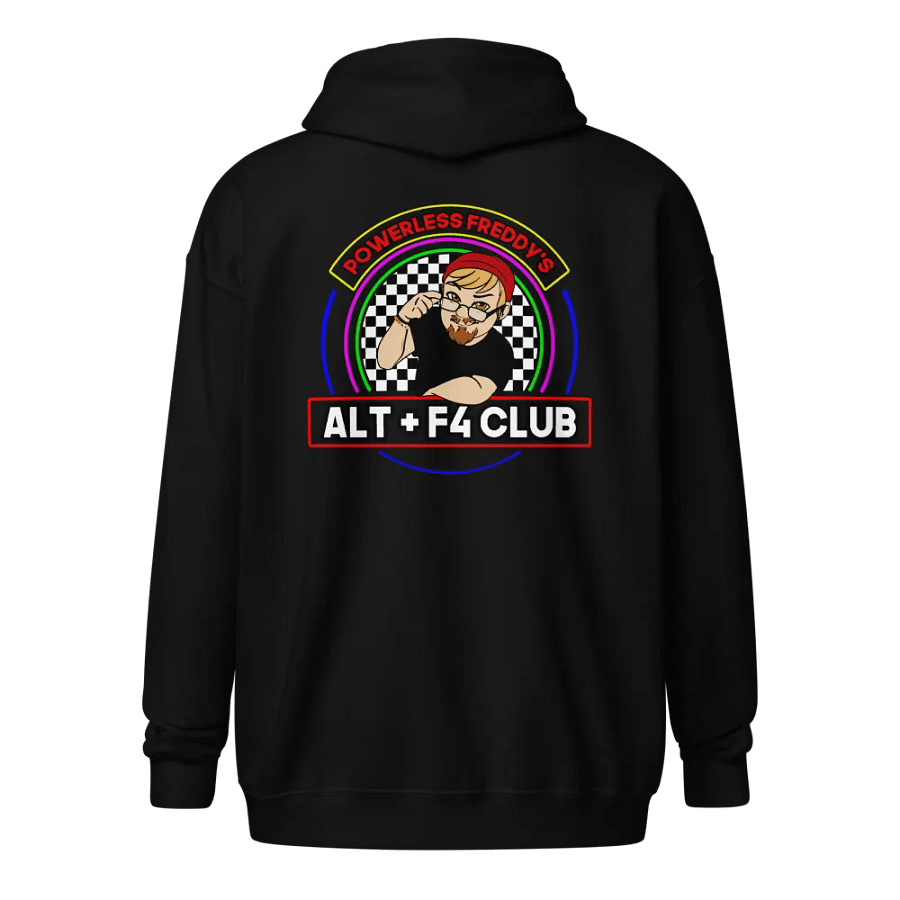 ALT + F4 Club Zip-Up Hoodie product image (6)
