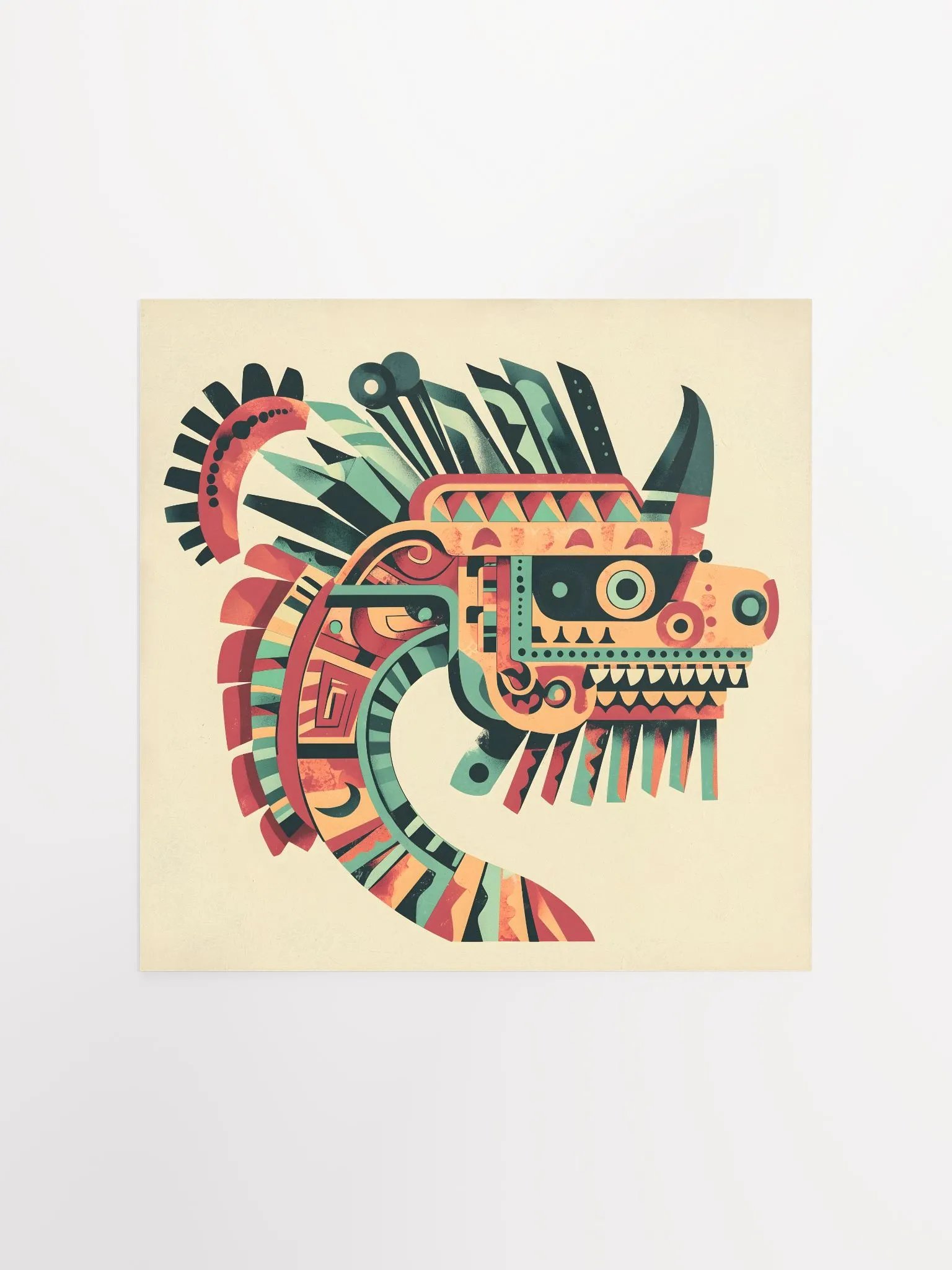 Quetzalcoatl Aztec Poster Art product image (2)