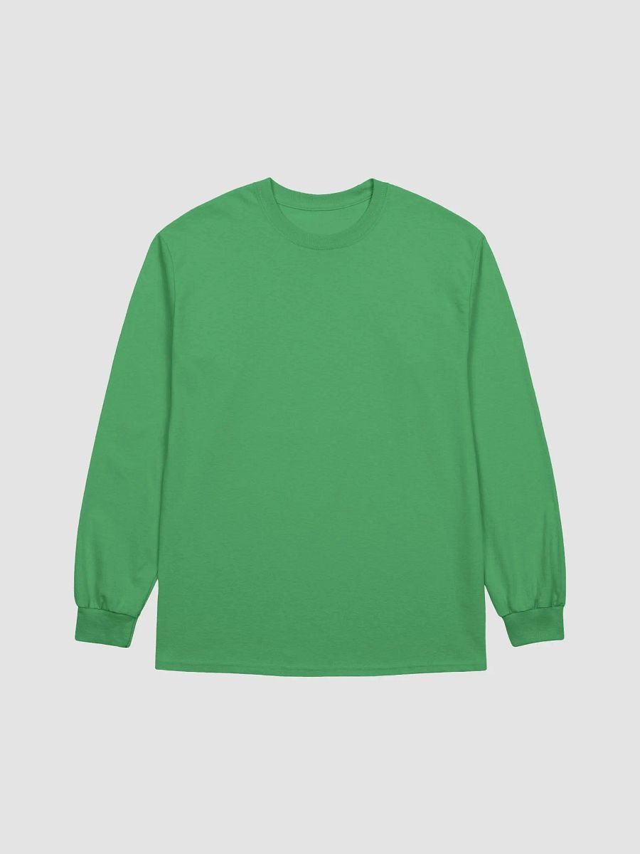 Plain Color Irish Green Long Sleeve T-Shirt product image (5)