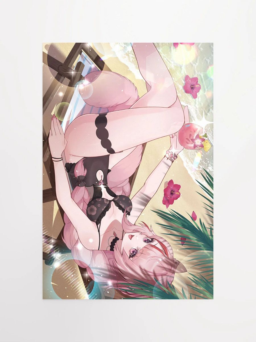 [MADE TO ORDER] Mikki Sippin' On The Beach Poster 🌊 product image (4)