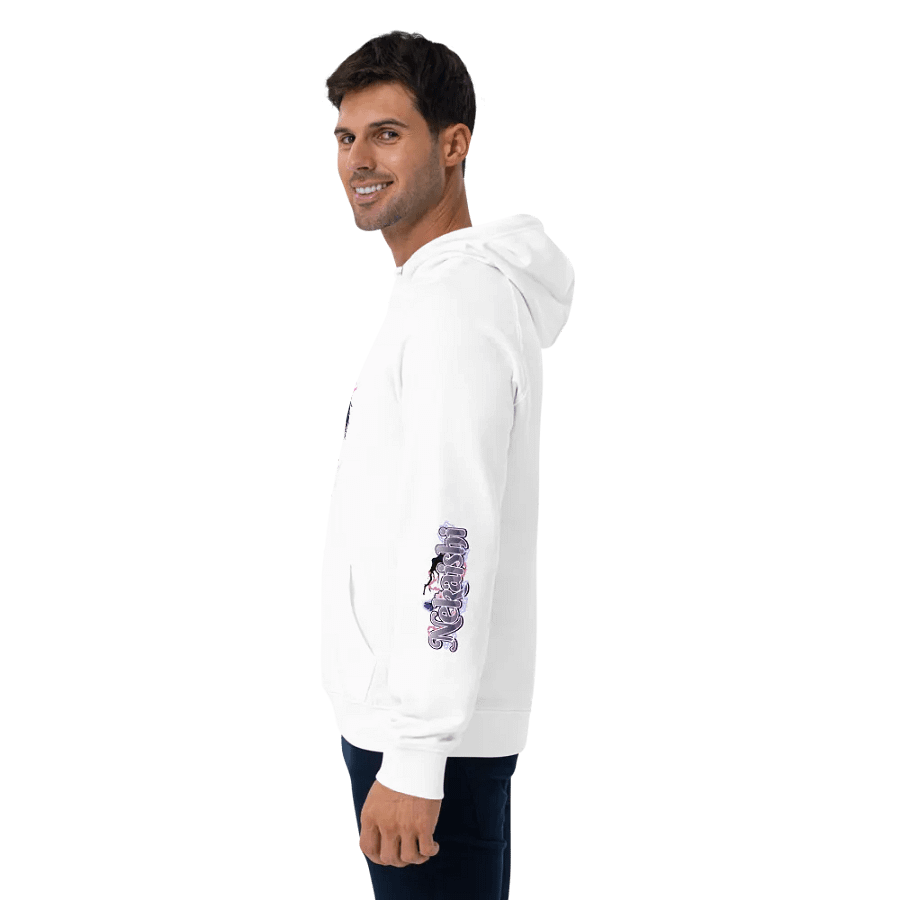 Unisex Eco Raglan Hoodie - Standard | Light Mode product image (4)