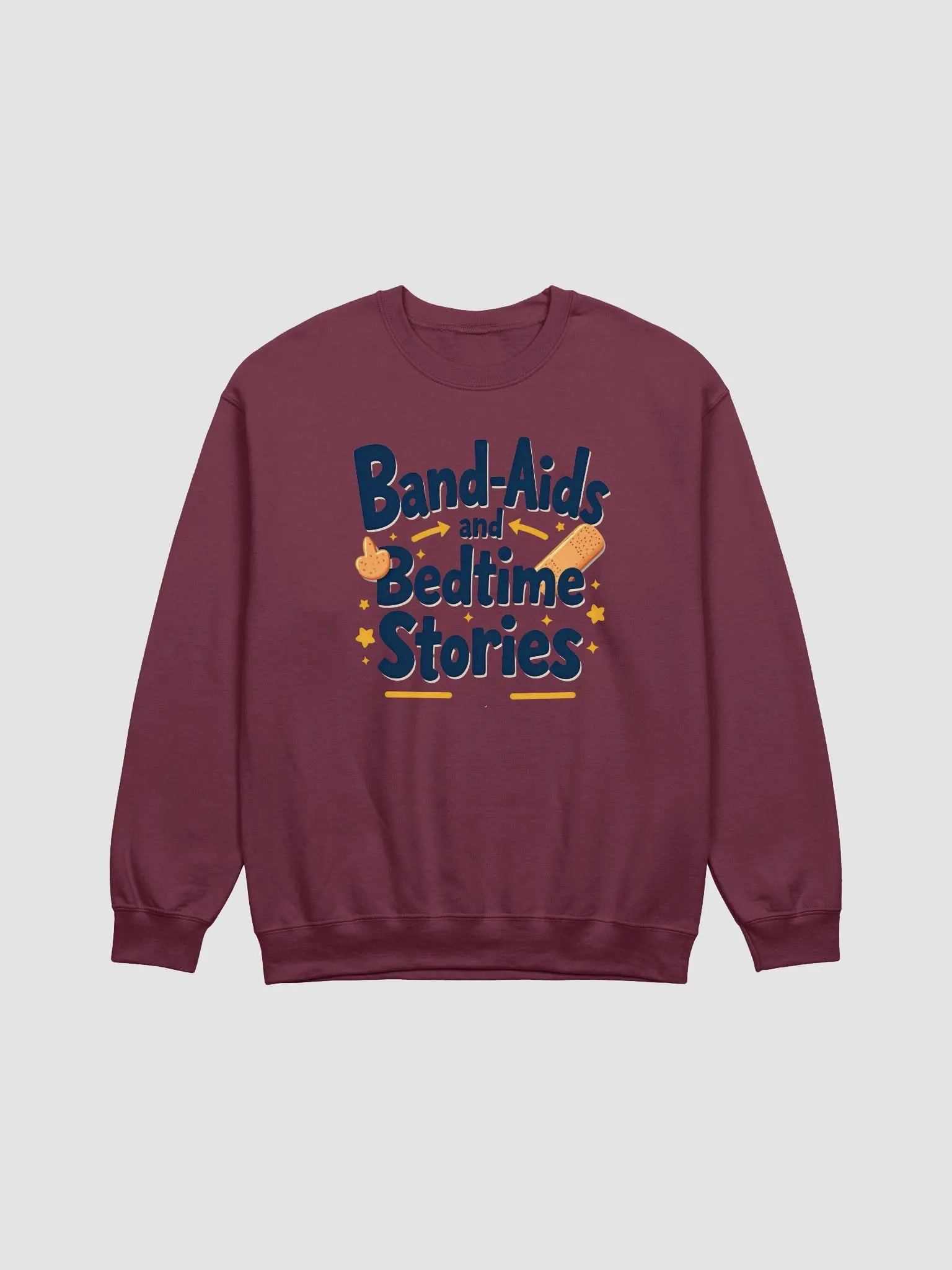 Whimsical Band-Aids Crewneck Sweatshirt product image (6)