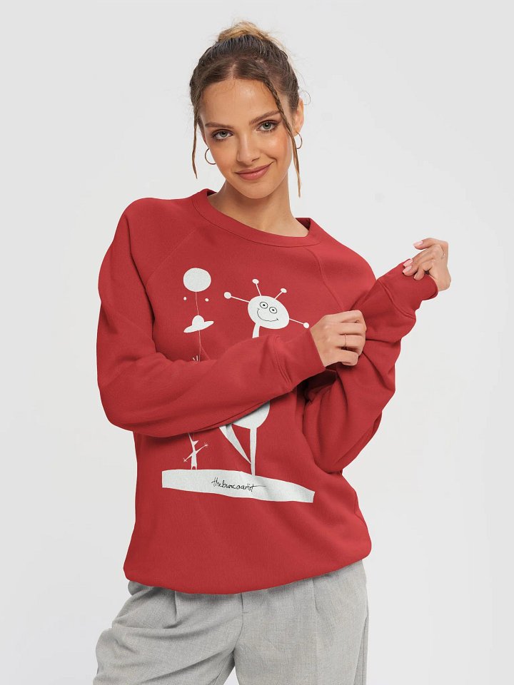 Bella+Canvas Unisex Sponge Fleece Raglan Sweatshirt product image (2)