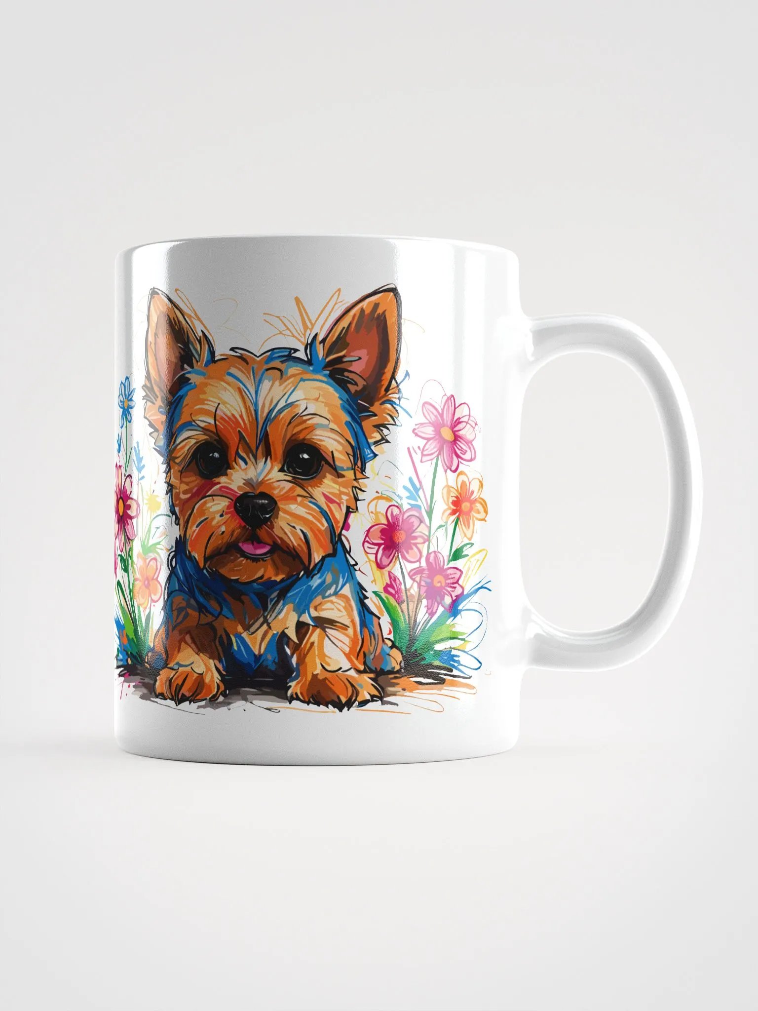Scribbles Yorkshire Terrier 2 , Mug product image (2)