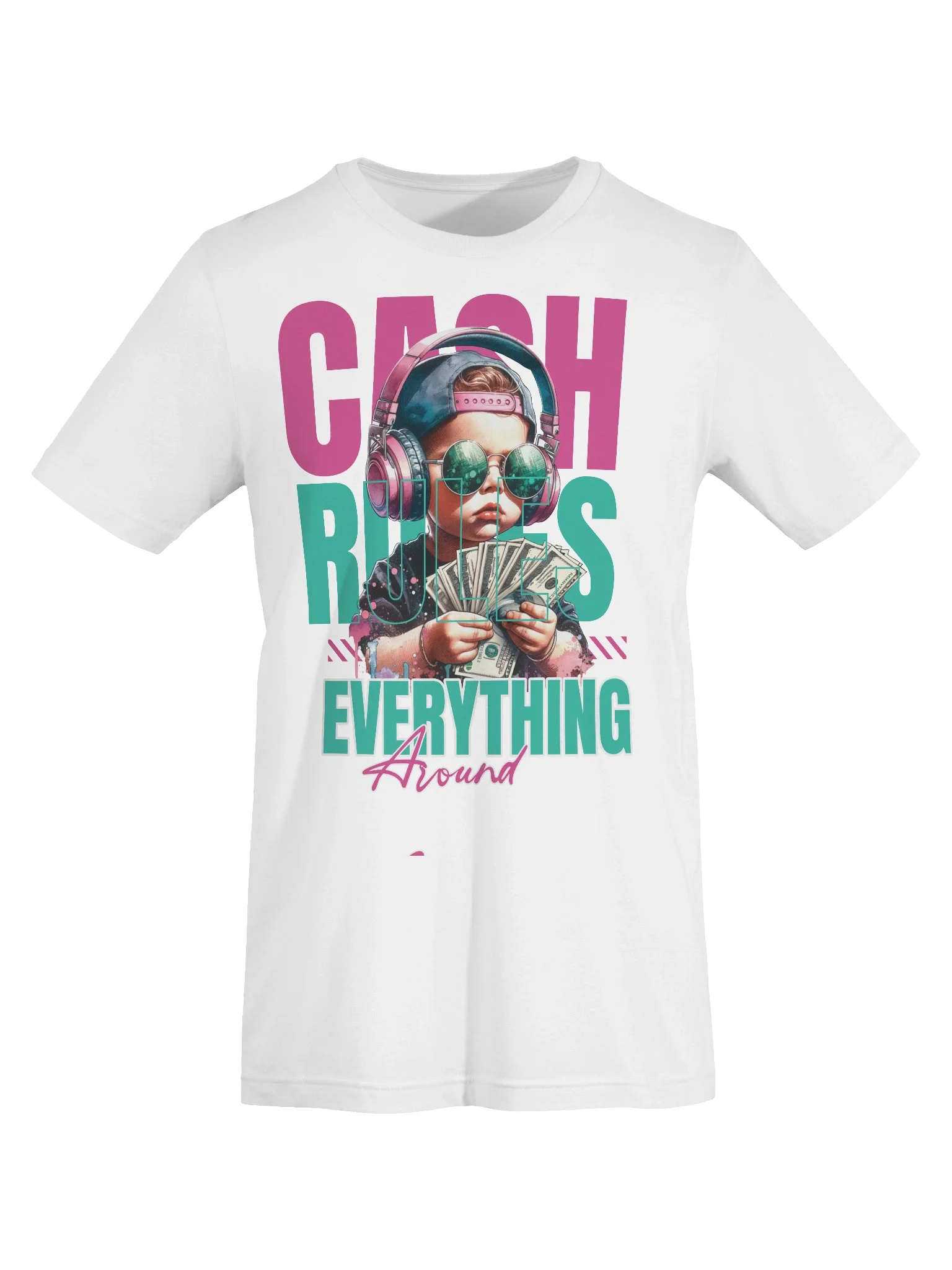 Cash Rules Quotes Graphic T-Shirt Streetwear Essential product image (7)