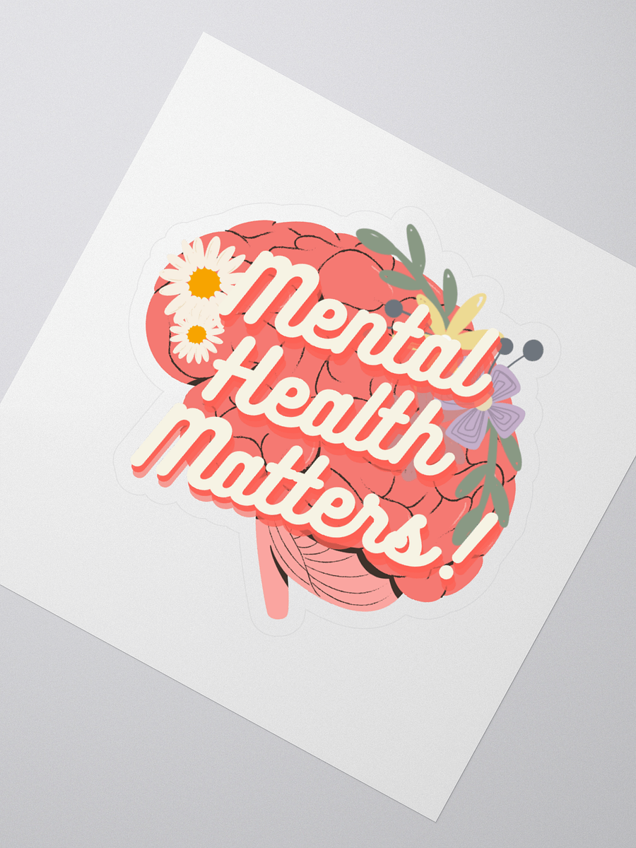 Mental Health Matters Kiss-Cut Sticker product image (2)