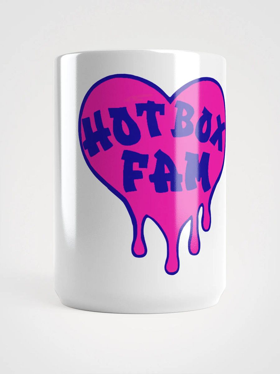 HOT BOX FAM SOLID PINK & BLUE LOGO COFFEE MUG product image (5)