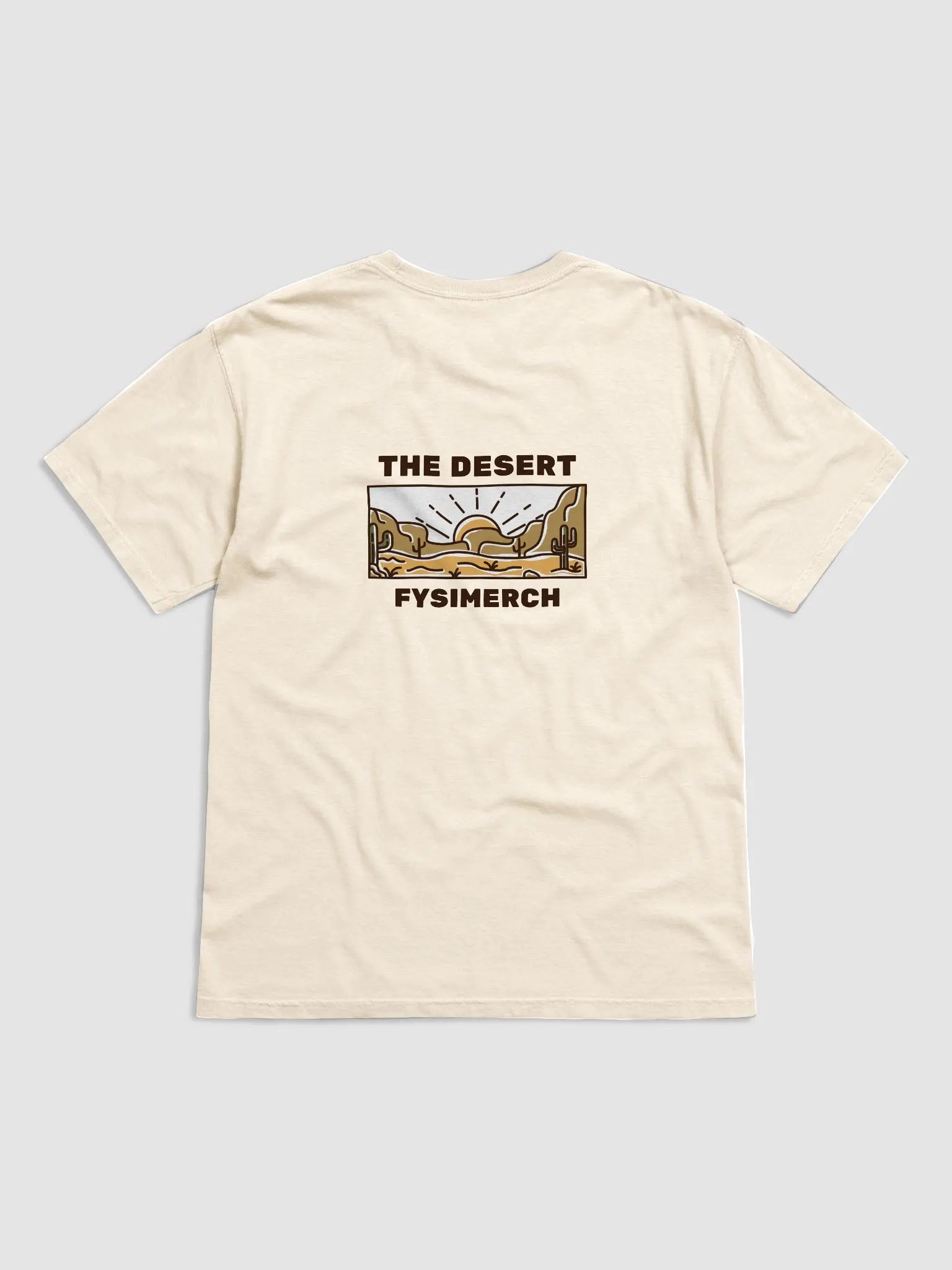 Mojave Desert organic comfort colors t-shirt product image (2)