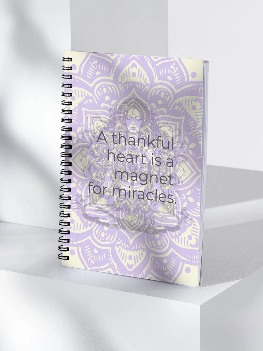 Daily Gratitude Spiral Notebook – Unlock the Power of Scripting to Attract Miracles product image (4)