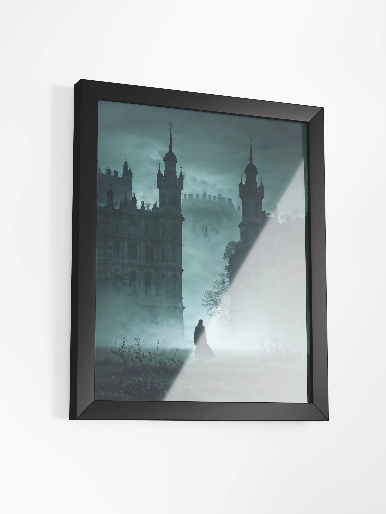 The Fog Between Towers Framed Print product image (18)