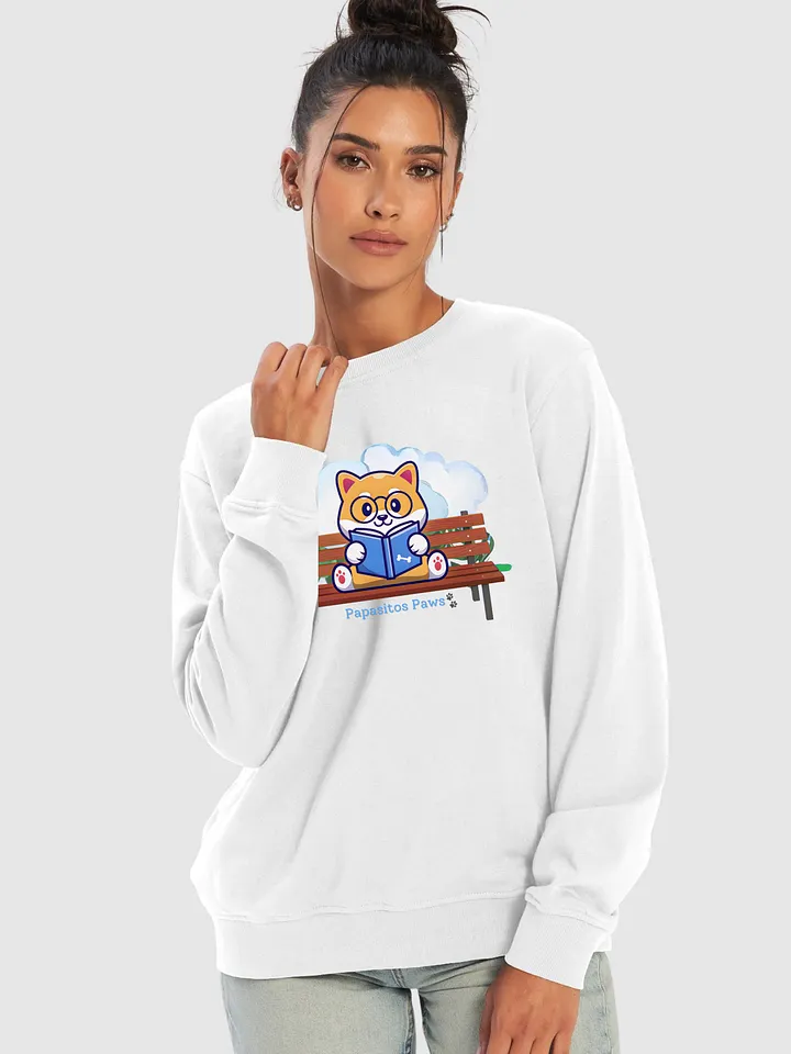 PAPASITOS PAWS BOOKISH BUDDY SWEATSHIRT product image (1)