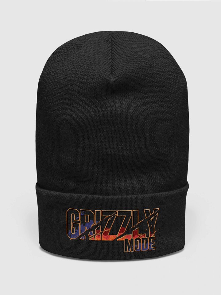 Grizzly Mode Embroidered Beanie | Chicago | Football | Home Locker product image (1)