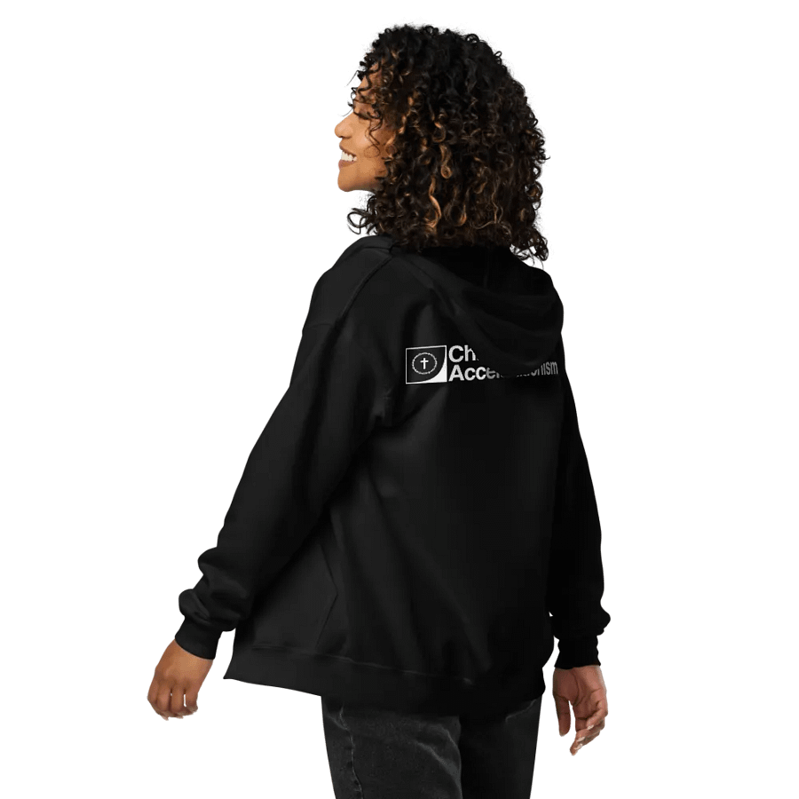 Christian Accelerationism Full-Zip Hoodie (Dark) product image (10)