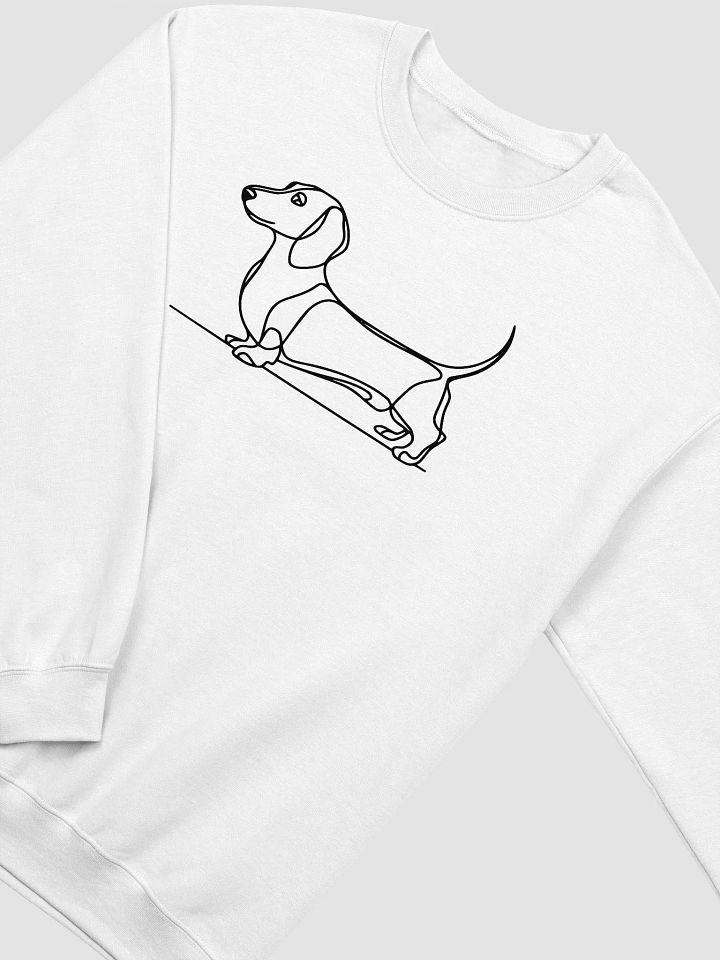 Dachshund Line Art Sweatshirt – Pet Owner’s Winter Essential product image (10)