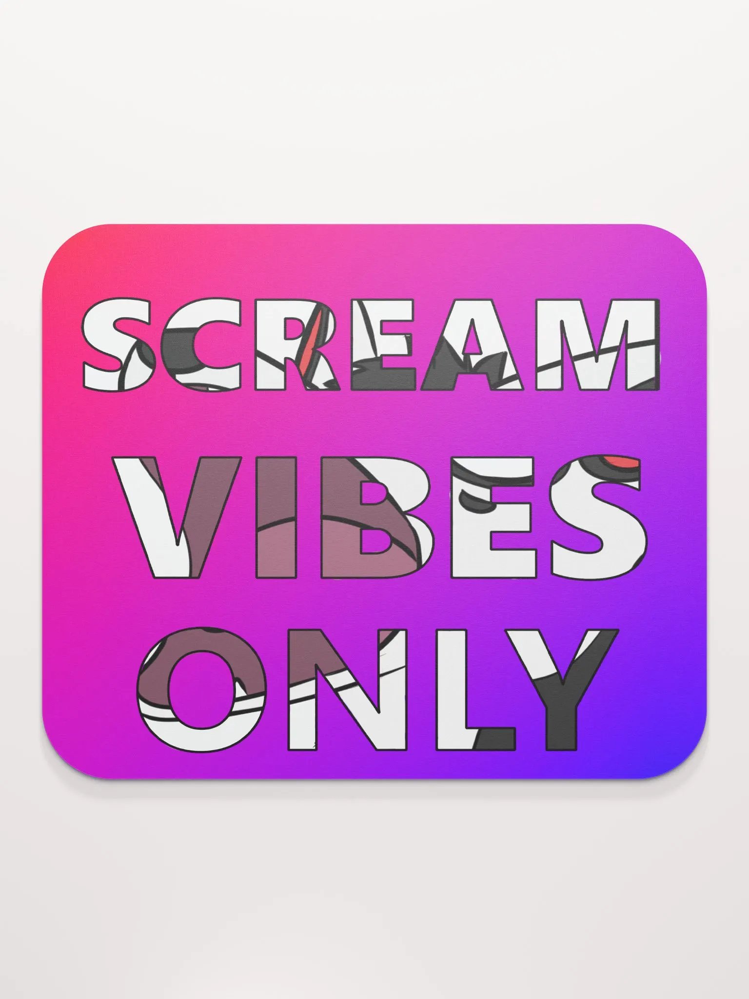 Scream Vibes Only Classic Mousepad product image (2)