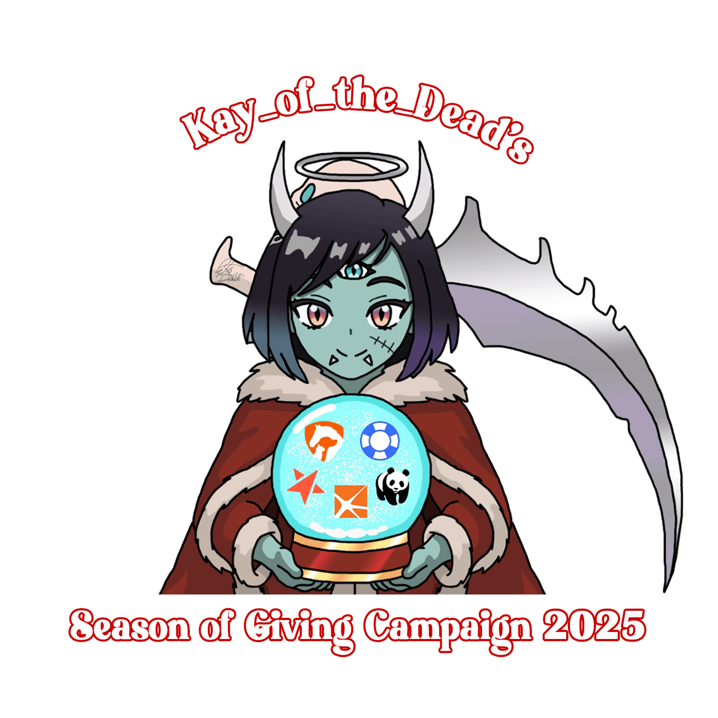 Kay_of_the_Dead’s Season of Giving Campaign 2025 Standee product image (1)