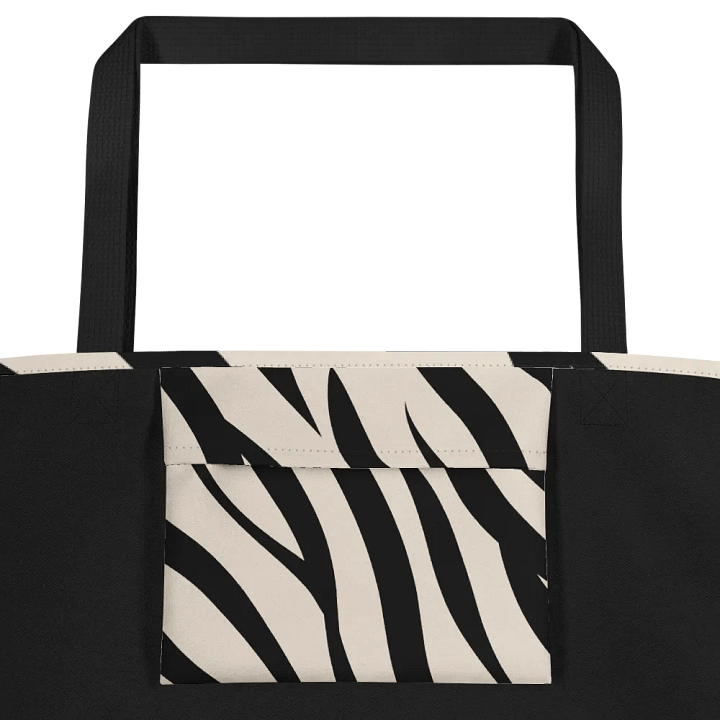Afro Princess Polyester Tote (Zebra) product image (2)