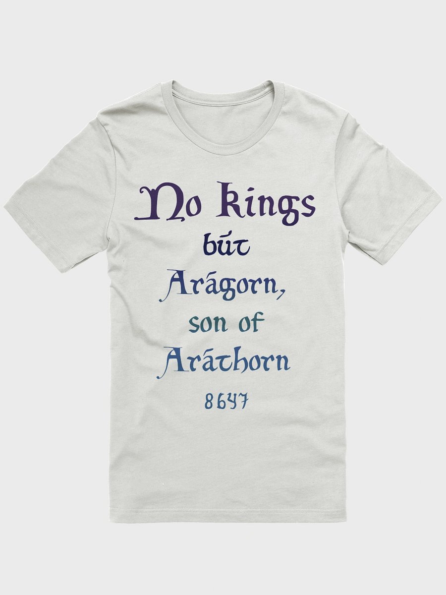 No Kings (light variant) Straight-Sided T-Shirt product image (1)