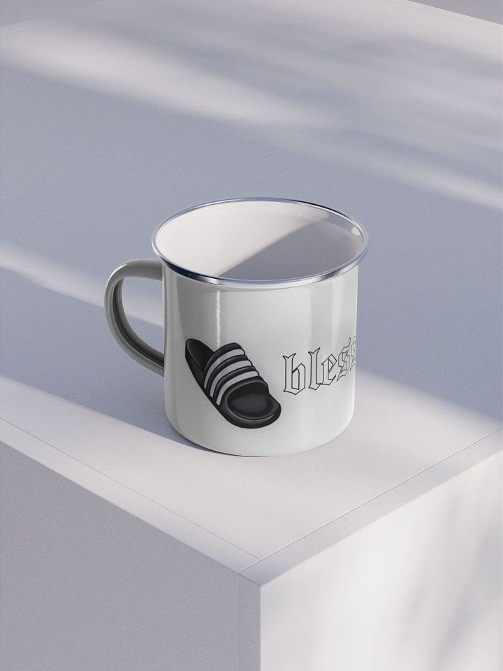 Chancla Blessing Enamel Mug product image (1)