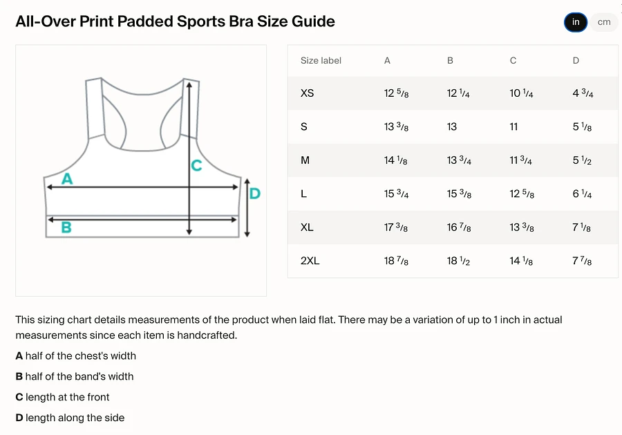 Bi Abstract (3) - Padded Sports Bra product image (5)