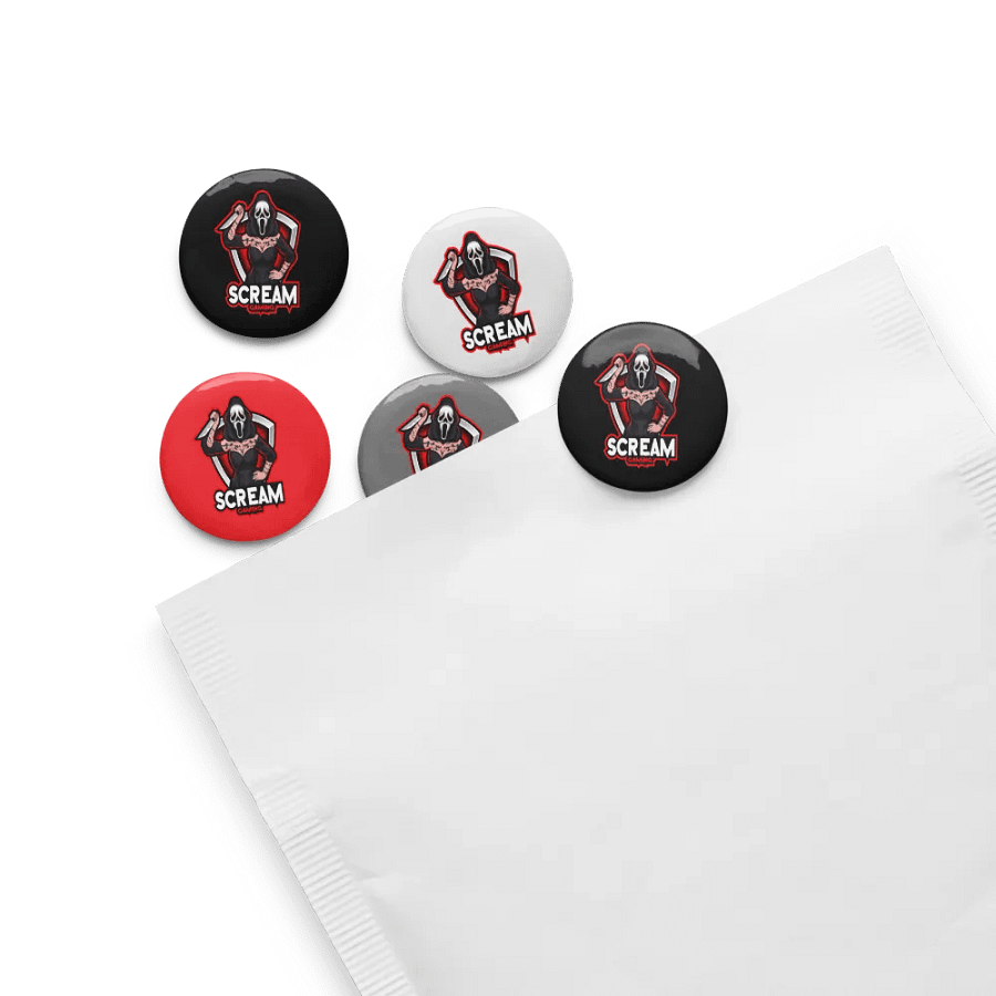 Scream Gaming Iconic Pin Buttons Set product image (13)