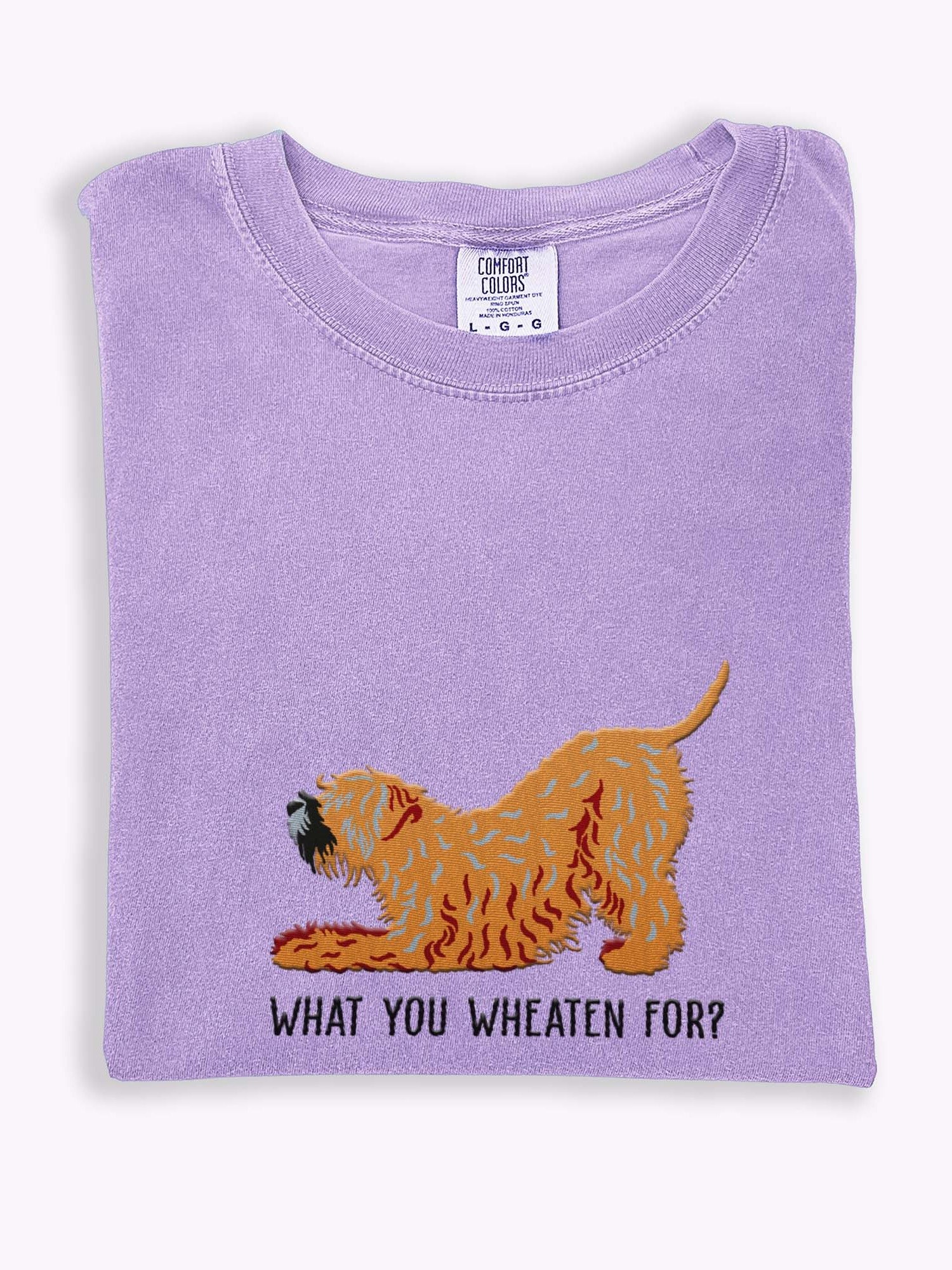 What You Wheaten For? T-Shirt(Embroidered) of a Wheaten Terrier(2) product image (1)