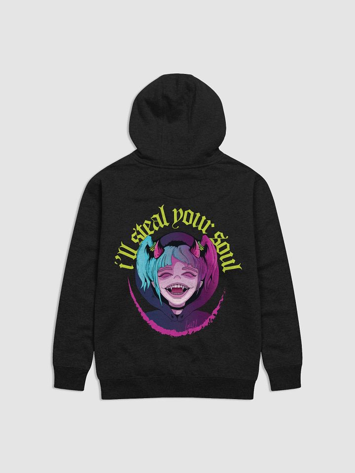 Demon Mode - Oni Echo Echo Hoodie (Lime Lettering) product image (2)