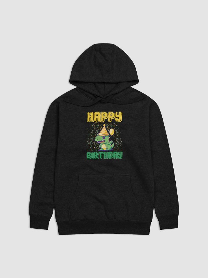 Happy Birthday (Cute Dinosaur With Balloon) Hoodie product image (1)