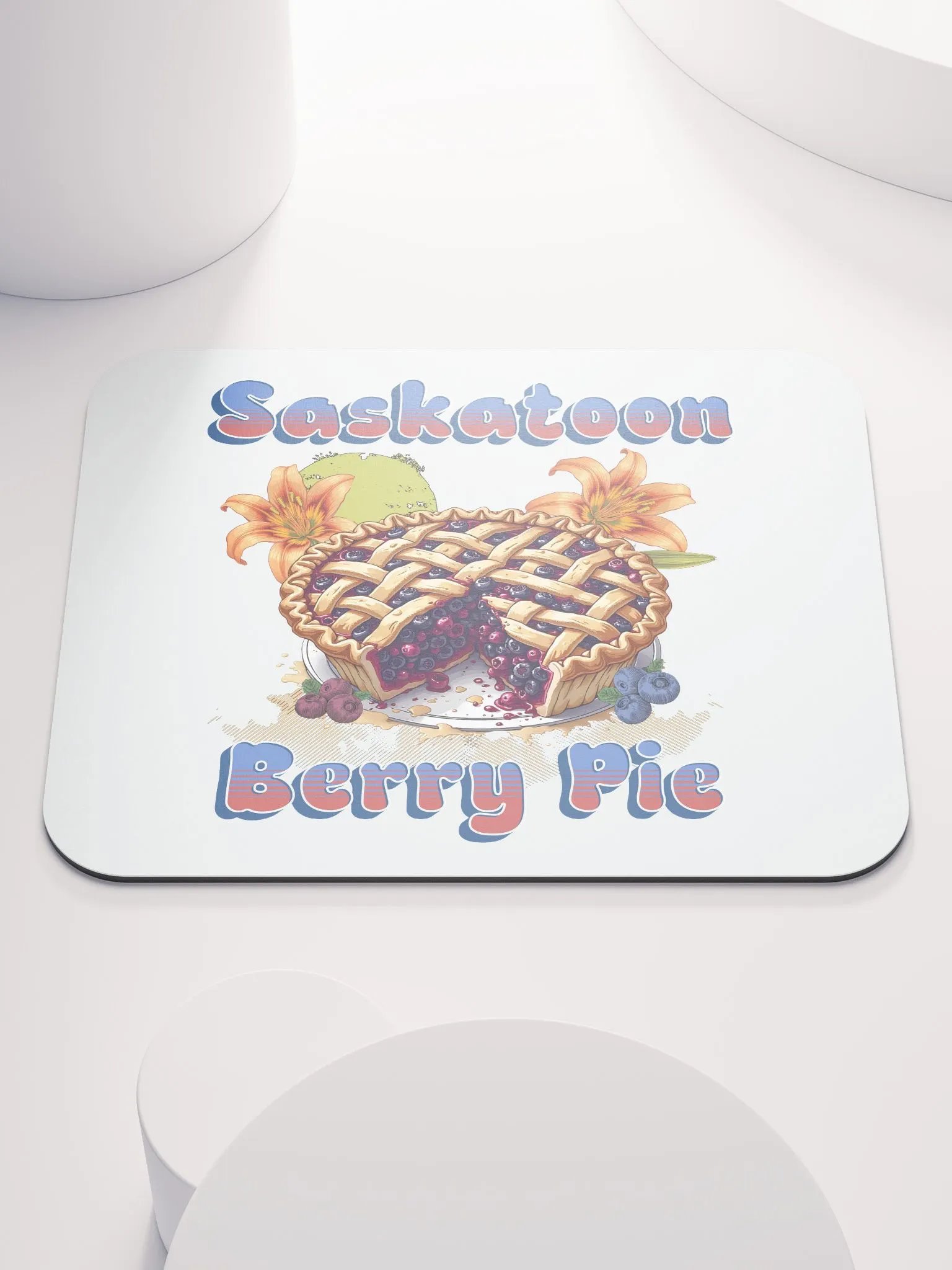 Saskatoon Berry Pie Delight Mouse Pad product image (1)