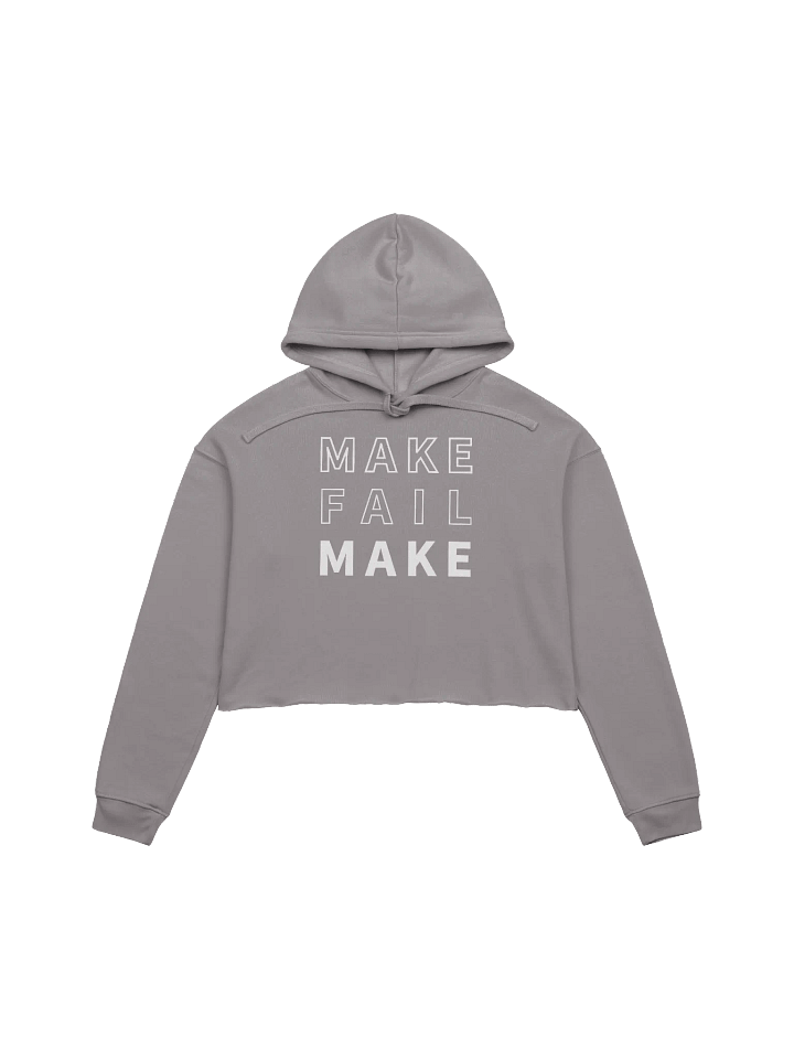 Make / Fail Women's Cropped Hoodie product image (2)