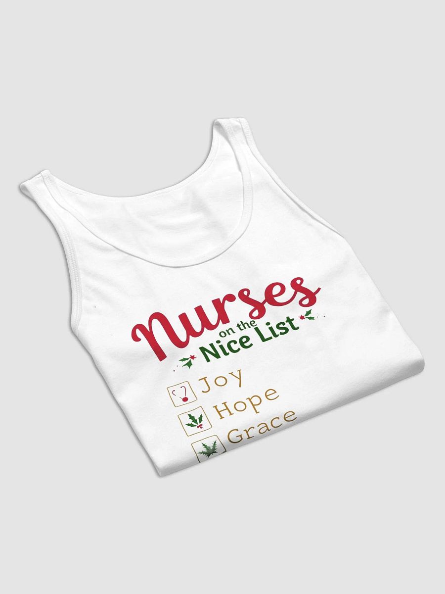 Festive Nurses on the Nice List Jersey Tank product image (22)