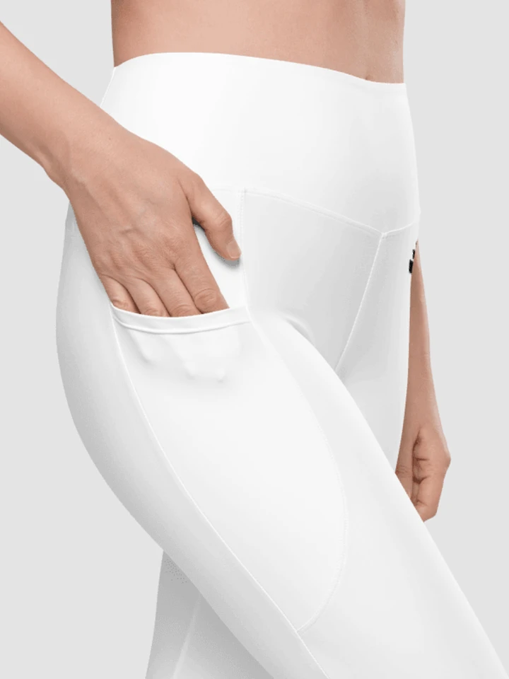 Leggings with Pockets - White product image (1)