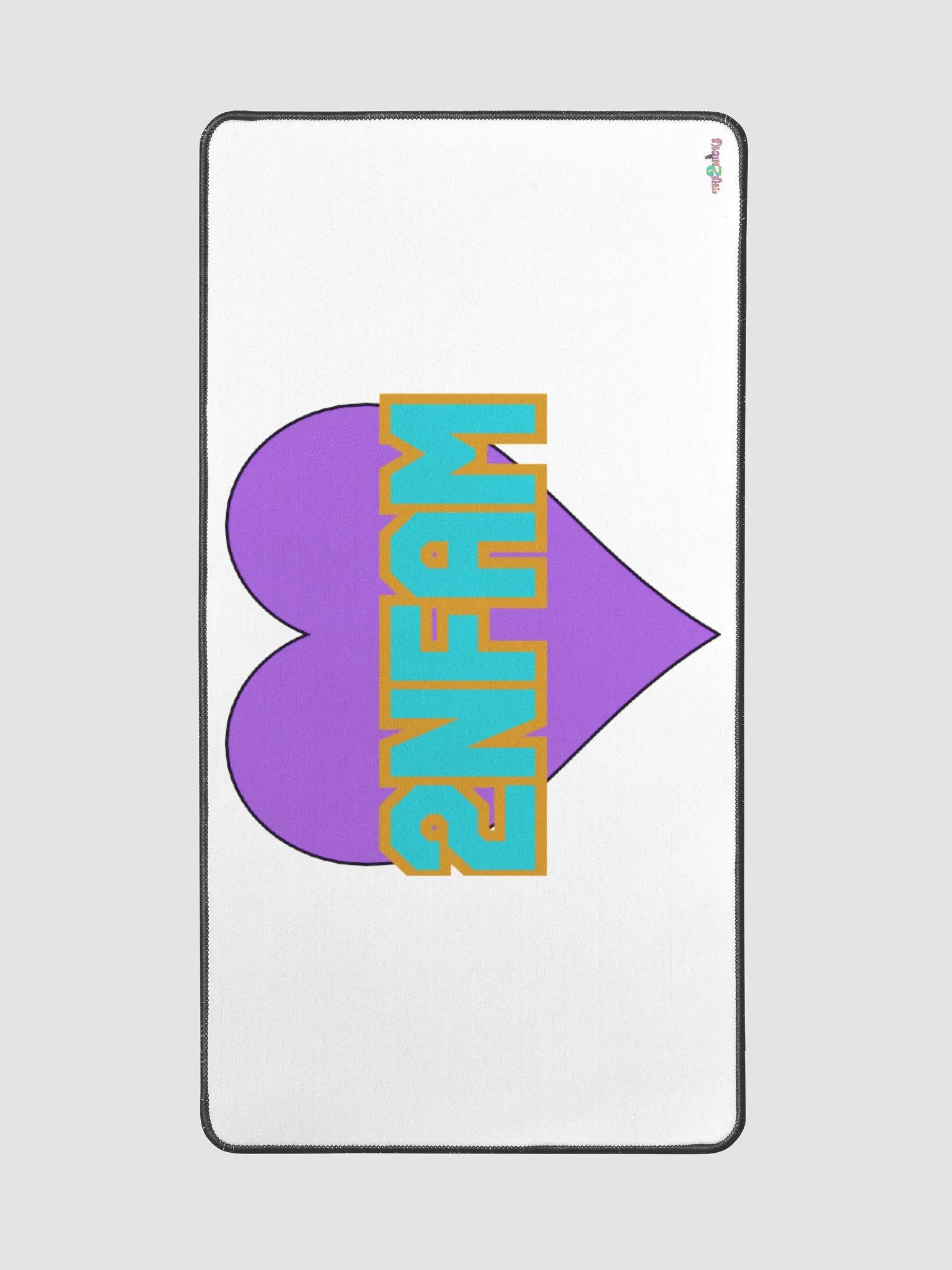 2NFAM Heart Desk Mat (White) product image (2)