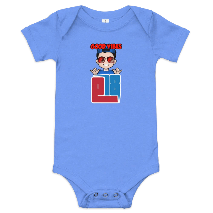 E18 Good Vibes Baby Onesie product image (1)