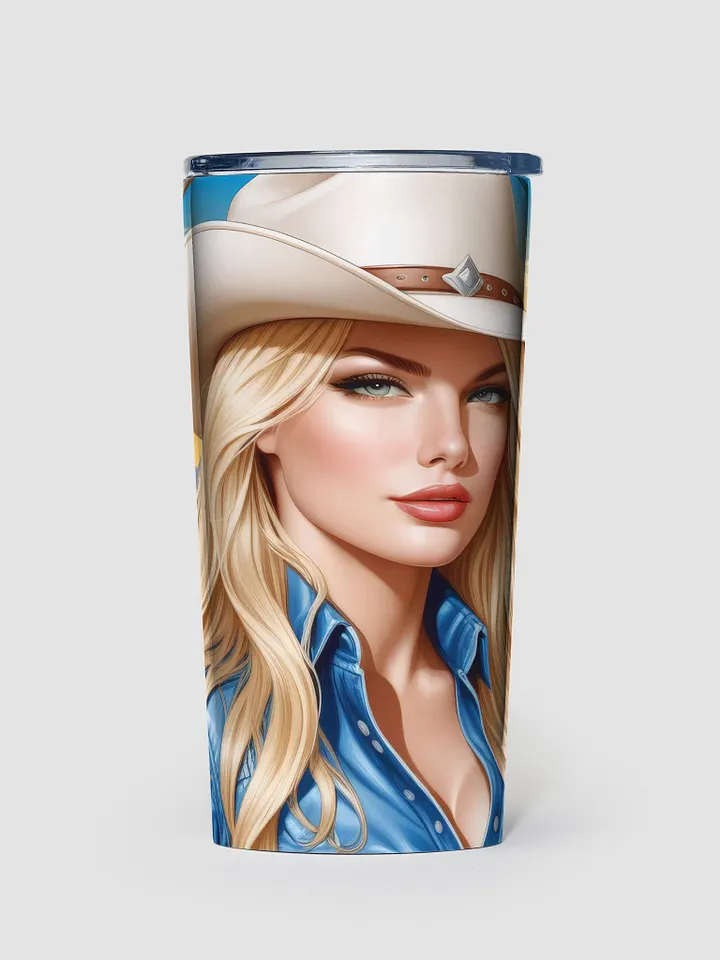 Beautiful Cowgirl 20 oz Stainless Steel Tumbler - V3 product image (1)