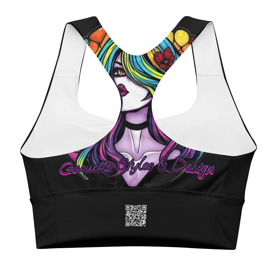 Colorful Elegance All-Over Sports Bra product image (2)