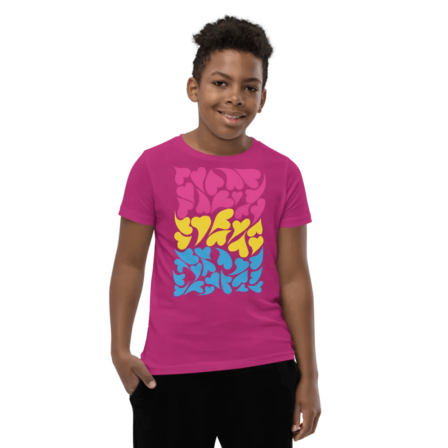 Nestled PRIDE Pansexual T-shirt (Youth) product image (36)