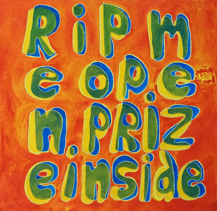 Rip Me Open Prize Inside Print product image (1)