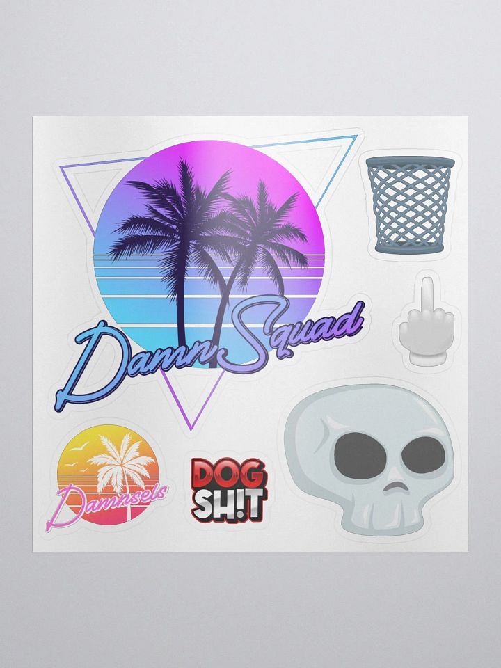 DamnSquad Sticker Sheet product image (1)