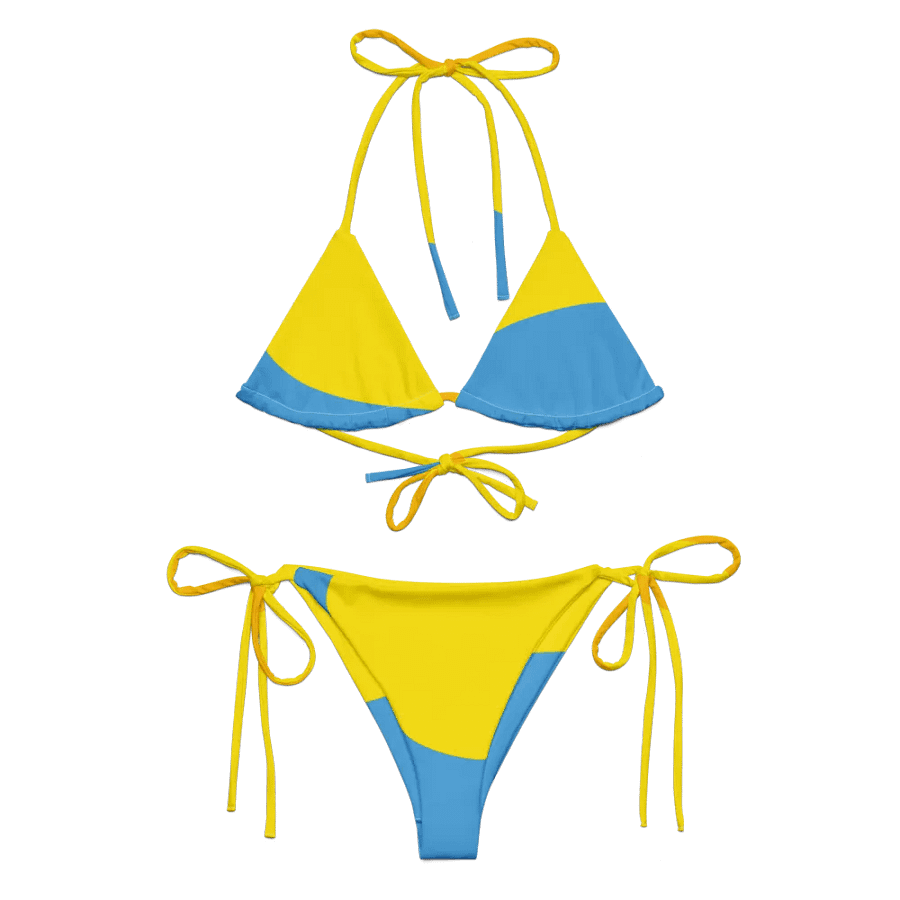 Bikini in yellow and blue with SurfStar logo product image (9)