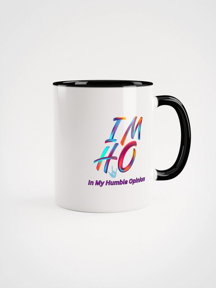 IMHO White and Black Mug product image (2)