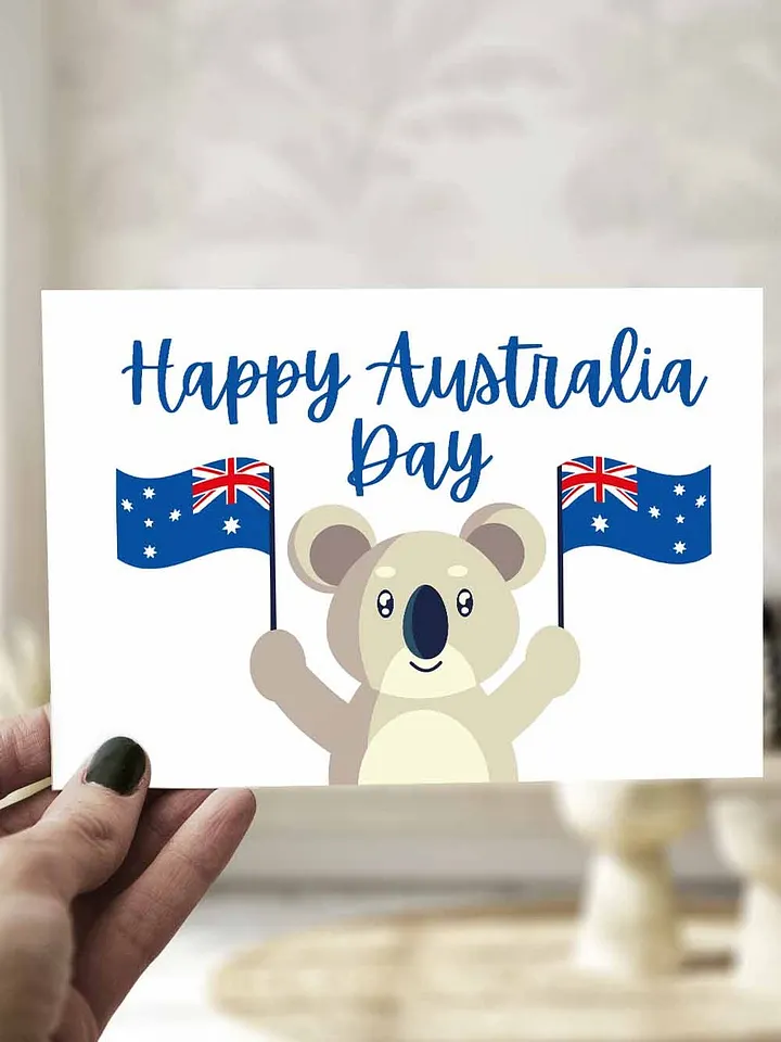 Koala Australia Day Greeting Card product image (1)