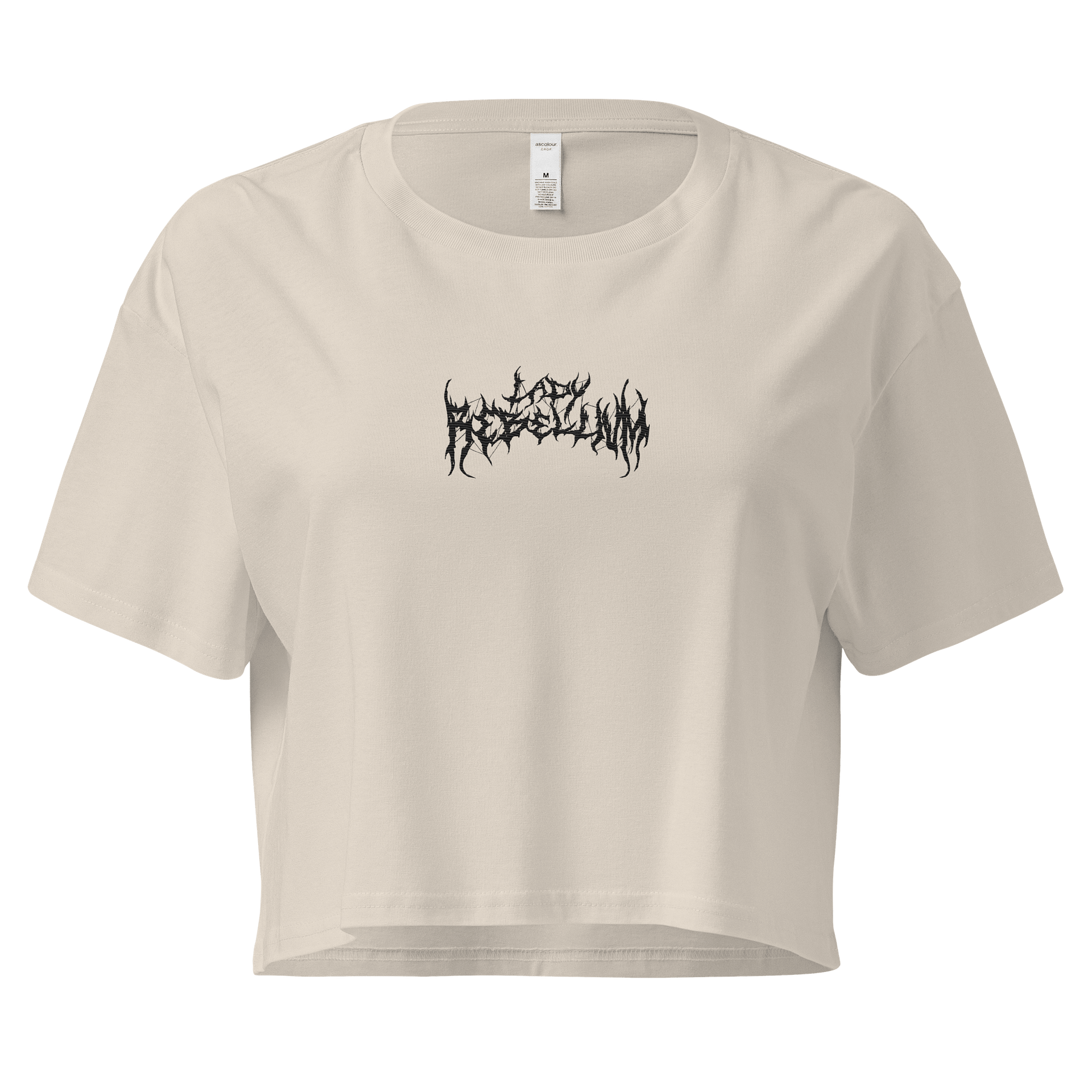 Death Metal Cropped Tee (Embroidered) product image (5)