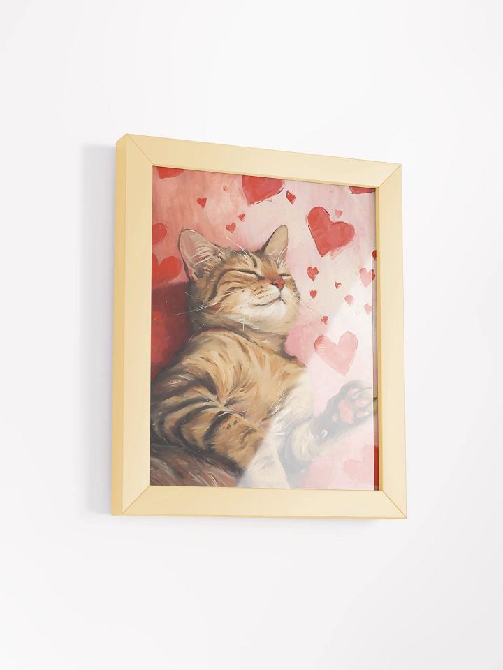 Love Struck Cat Framed Poster product image (3)